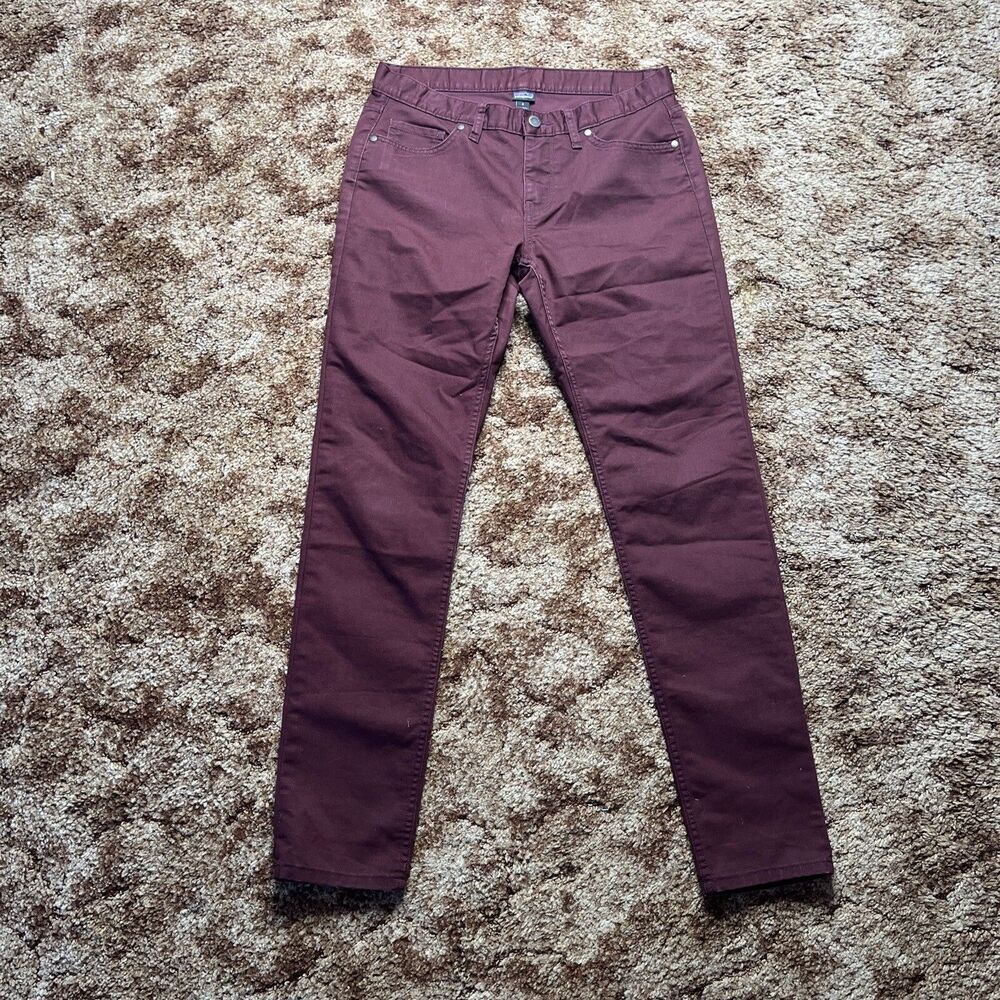 Patagonia Womens Straight Regular Denim Jeans Size 8 32x30 Red